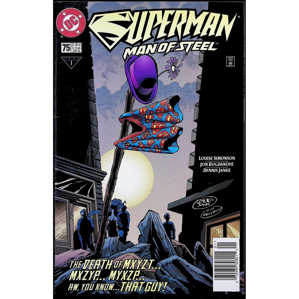 DC Comics Superman The Man of‎ Steel #75 The Death of Mxyzptlk Newsstand